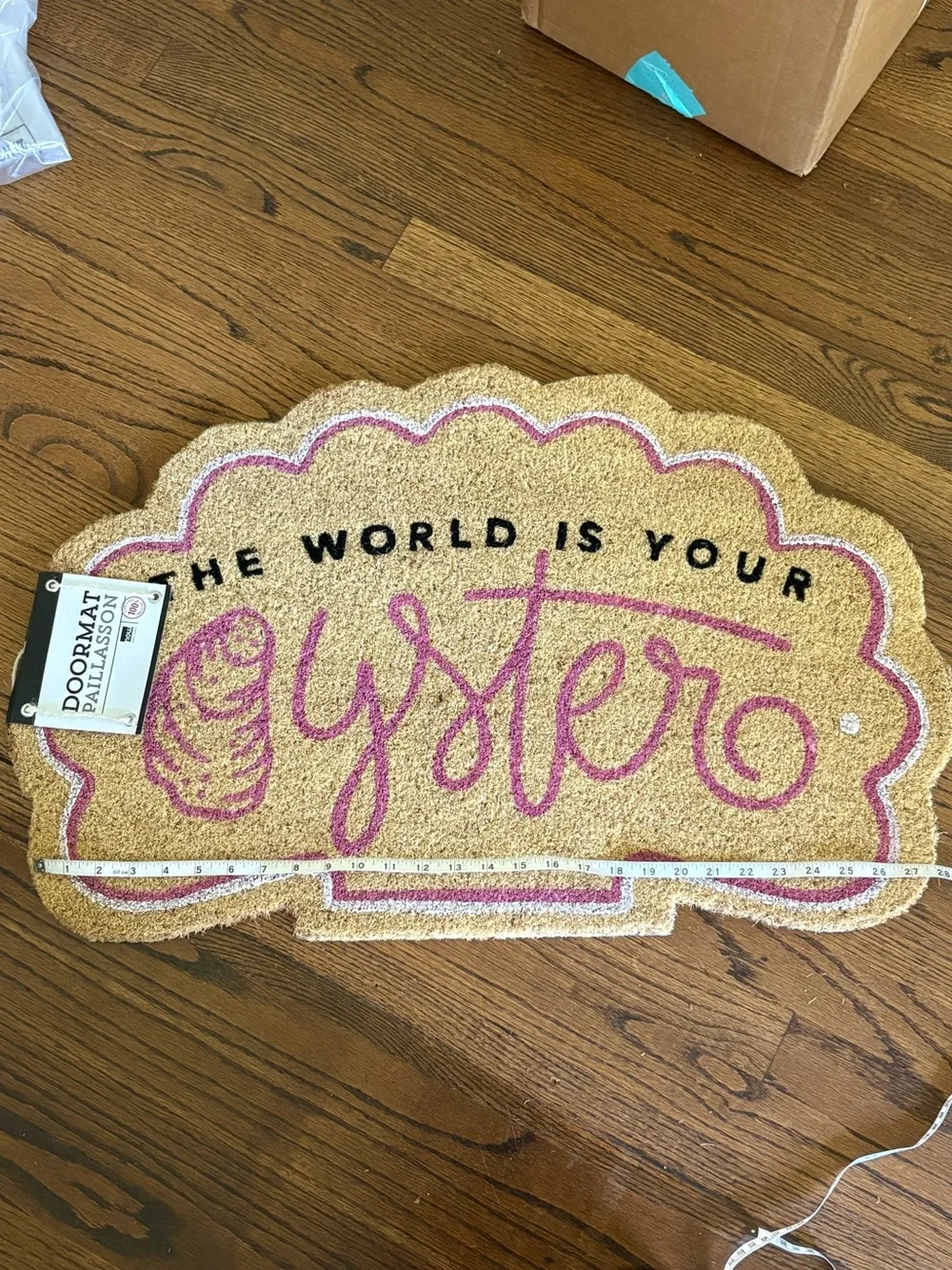 Anthropologie The World is Your Oyster Doormat